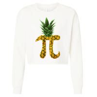 Pi-neapple Pineapple Pi Day Cropped Pullover Crew