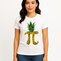 Pi-neapple Pineapple Pi Day Womens T-Shirt
