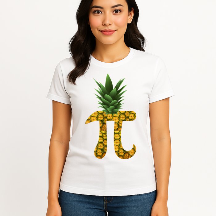 Pi-neapple Pineapple Pi Day Womens T-Shirt