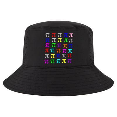 Pi Plaid Rainbow Pride Pi Day Collage Cool Comfort Performance Bucket Hat