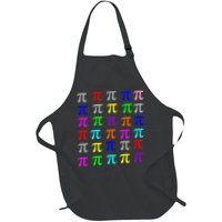 Pi Plaid Rainbow Pride Pi Day Collage Apron