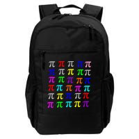 Pi Plaid Rainbow Pride Pi Day Collage Backpack