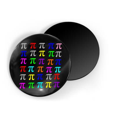 Pi Plaid Rainbow Pride Pi Day Collage Magnet