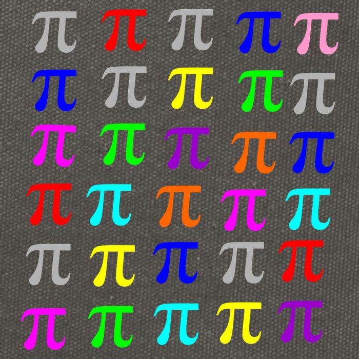 Pi Plaid Rainbow Pride Pi Day Collage Cotton Canvas Backpack