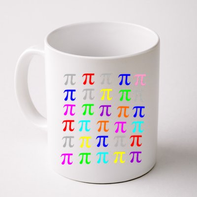 Pi Plaid Rainbow Pride Pi Day Collage Coffee Mug