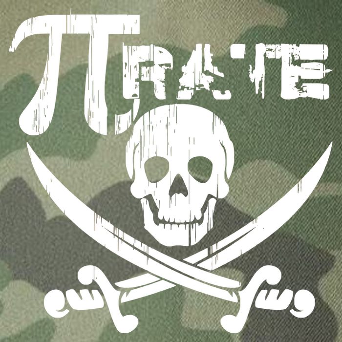 PI Rate Math Skull and Cross Swords Legacy Tie Dye Trucker Hat