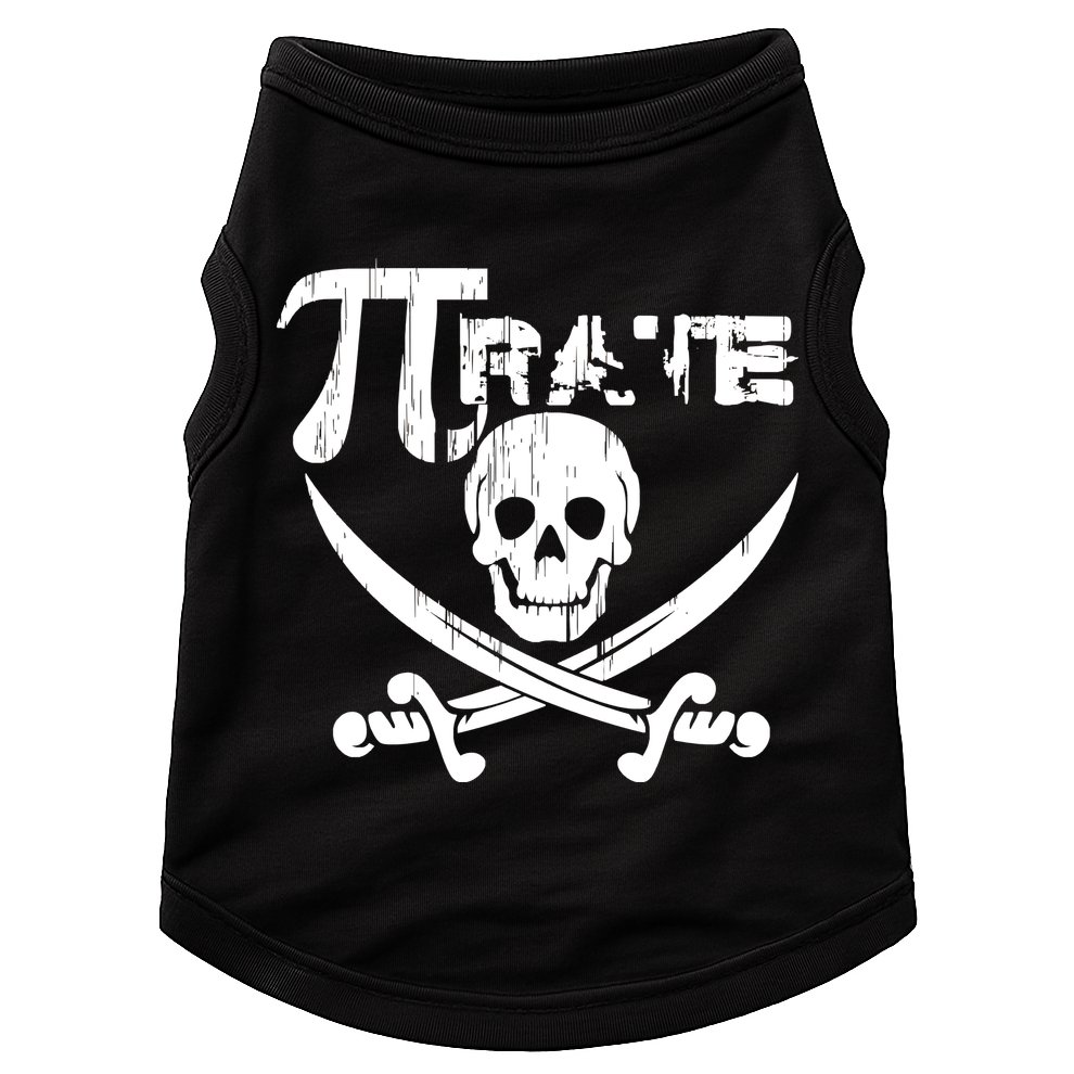 PI Rate Math Skull and Cross Swords Doggie Tank