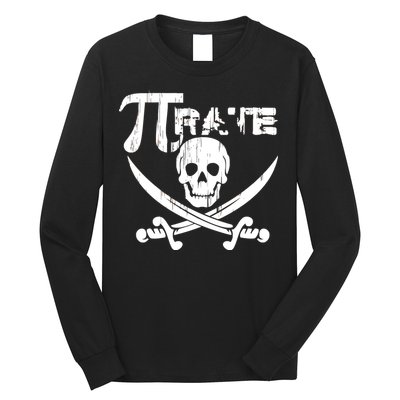 PI Rate Math Skull and Cross Swords Long Sleeve Shirt