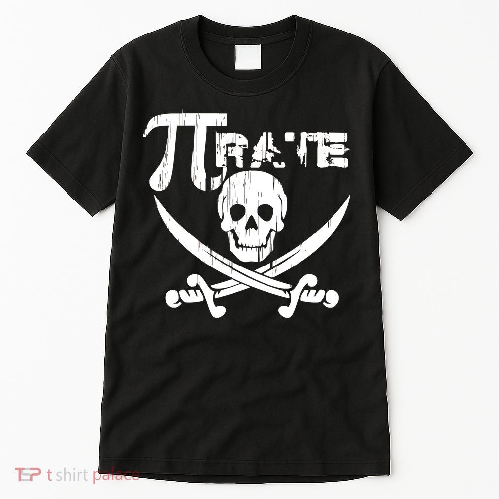 PI Rate Math Skull and Cross Swords Tall T-Shirt