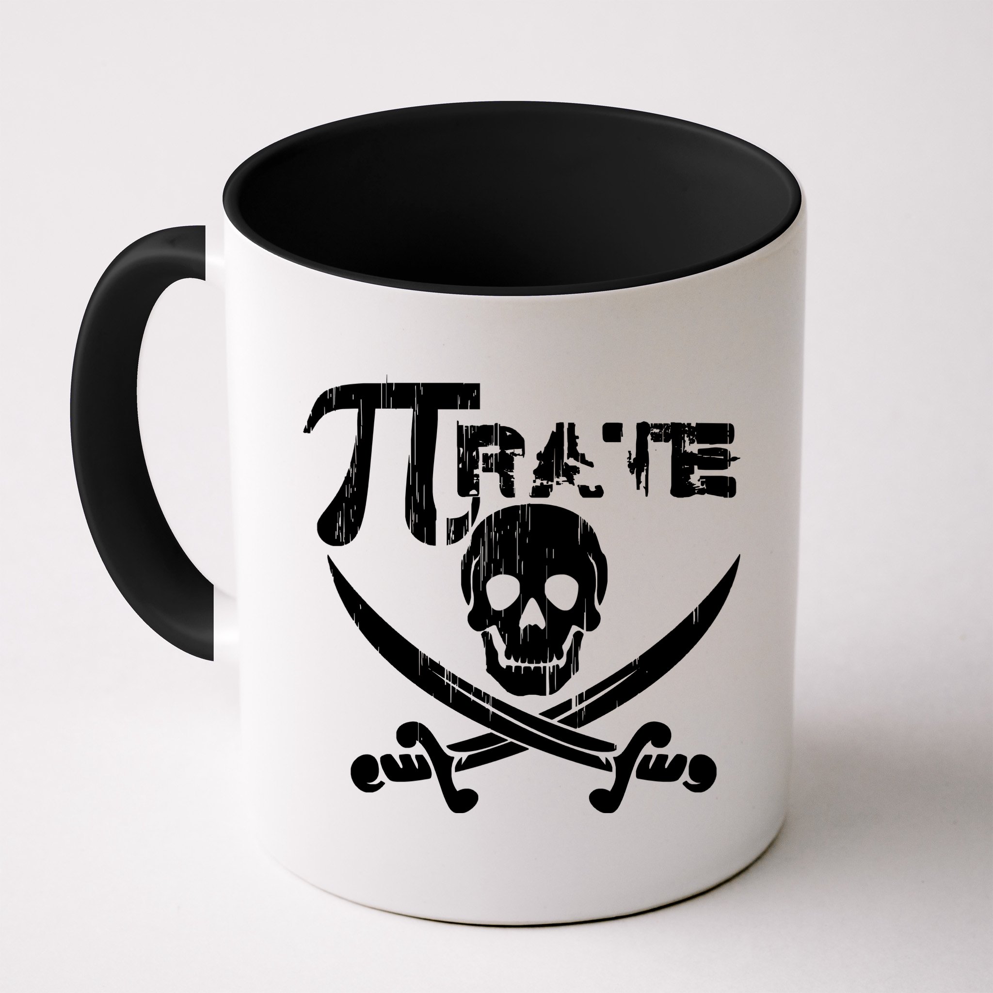 PI Rate Math Skull and Cross Swords Mug