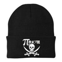 PI Rate Math Skull and Cross Swords Beanie