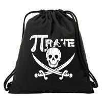 PI Rate Math Skull and Cross Swords Drawstring Bag
