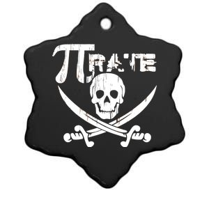 PI Rate Math Skull and Cross Swords Ceramic Star Ornament