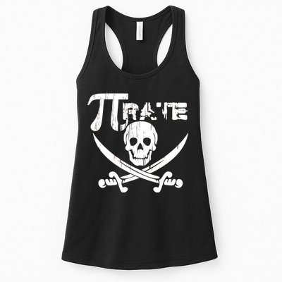 PI Rate Math Skull and Cross Swords Womens Tank Top
