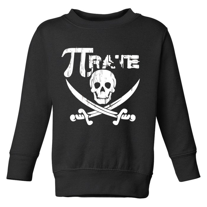 PI Rate Math Skull and Cross Swords Toddler Sweatshirt