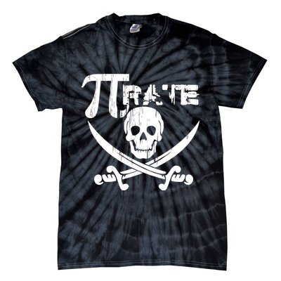 PI Rate Math Skull and Cross Swords Tie-Dye T-Shirt
