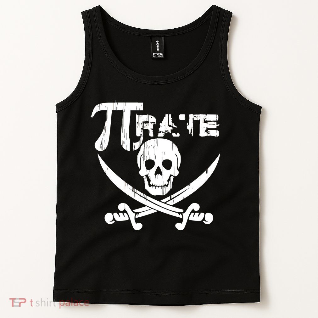 PI Rate Math Skull and Cross Swords Tank Top