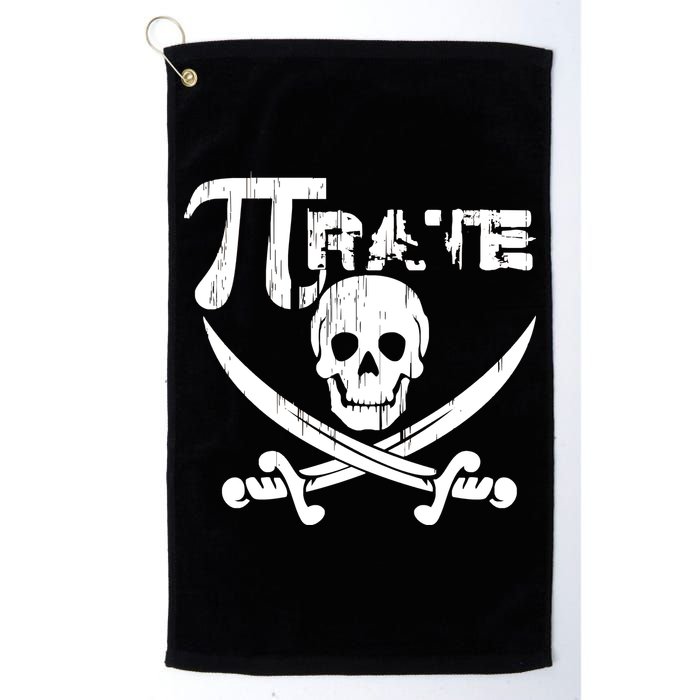 PI Rate Math Skull and Cross Swords Golf Towel