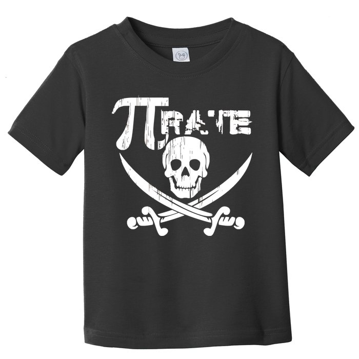 PI Rate Math Skull and Cross Swords Toddler T-Shirt