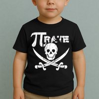 PI Rate Math Skull and Cross Swords Toddler T-Shirt