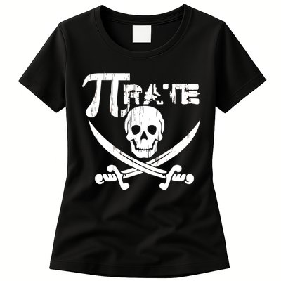 PI Rate Math Skull and Cross Swords Womens T-Shirt
