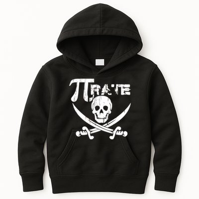 PI Rate Math Skull and Cross Swords Kids Hoodie