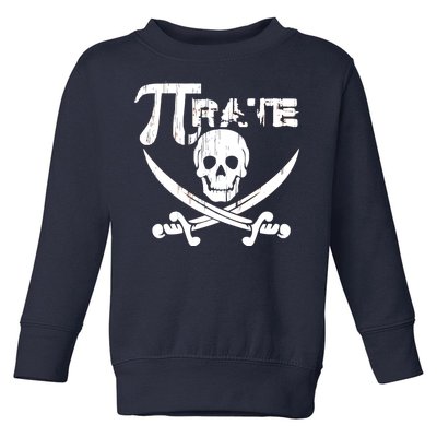 PI Rate Math Skull and Cross Swords Toddler Sweatshirt