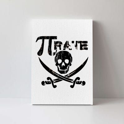 PI Rate Math Skull and Cross Swords Canvas