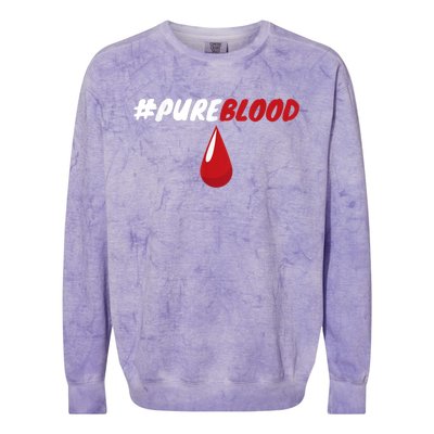 Pureblood Impeach 46 Joe Biden Anti Biden Colorblast Crewneck Sweatshirt