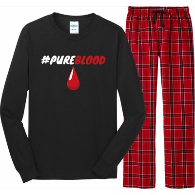 Pureblood Impeach 46 Joe Biden Anti Biden Long Sleeve Pajama Set