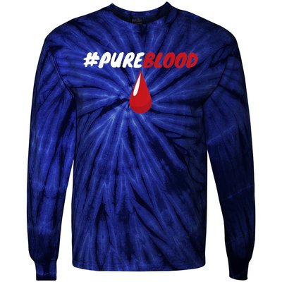 Pureblood Impeach 46 Joe Biden Anti Biden Tie-Dye Long Sleeve Shirt