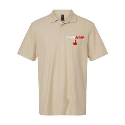 Pureblood Impeach 46 Joe Biden Anti Biden Softstyle Adult Sport Polo