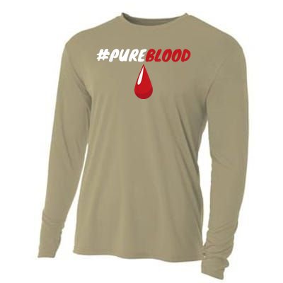 Pureblood Impeach 46 Joe Biden Anti Biden Cooling Performance Long Sleeve Crew