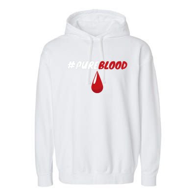 Pureblood Impeach 46 Joe Biden Anti Biden Garment-Dyed Fleece Hoodie