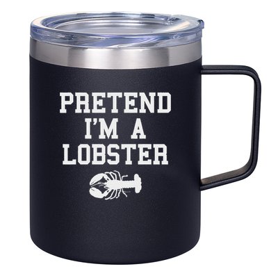 Pretend I'm A Lobster Funny Last Minute Lazy Costume 12oz Stainless Steel Coffee Mug