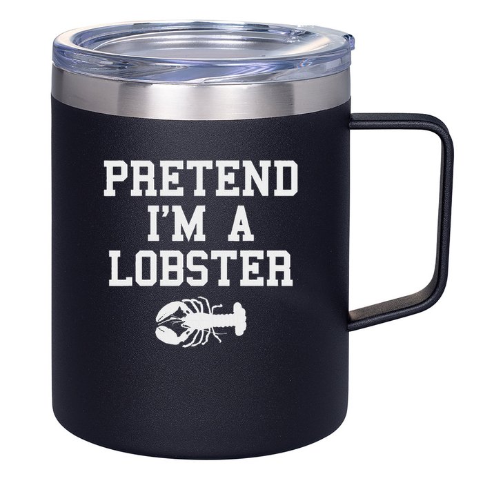 Pretend I'm A Lobster Funny Last Minute Lazy Costume 12oz Stainless Steel Coffee Mug