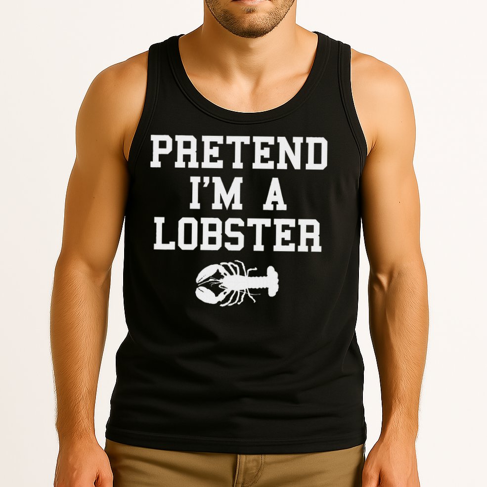 Pretend I'm A Lobster Funny Last Minute Lazy Costume Tank Top