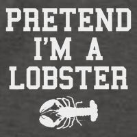 Pretend I'm A Lobster Funny Last Minute Lazy Costume Vector Backpack
