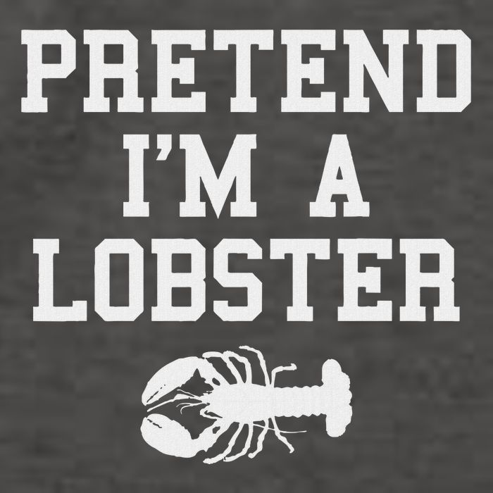 Pretend I'm A Lobster Funny Last Minute Lazy Costume Vector Backpack
