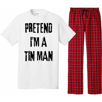 Pretend Im A Tin Man Halloween Last Minute Costume Party Pajama Set