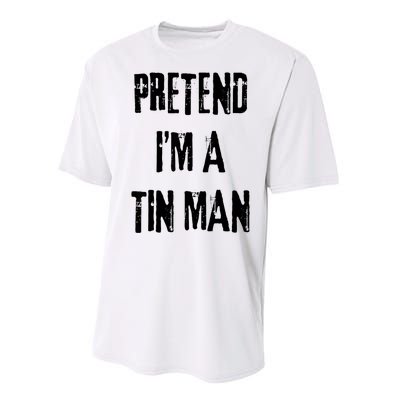 Pretend Im A Tin Man Halloween Last Minute Costume Party Performance Sprint T-Shirt