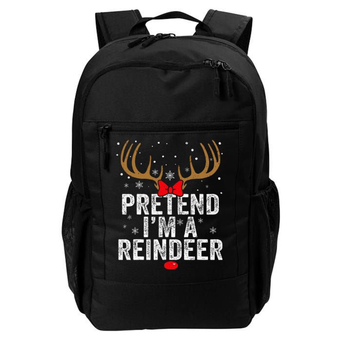 Pretend I'm a Reindeer Funny Easy Christmas Costume Daily Commute Backpack