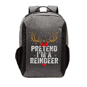 Pretend I'm a Reindeer Funny Easy Christmas Costume Vector Backpack