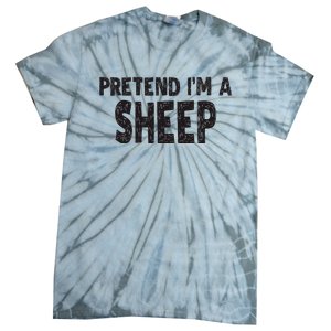 Pretend IM A Easy Lamb Halloween Costume Tie-Dye T-Shirt