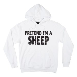 Pretend IM A Easy Lamb Halloween Costume Hoodie