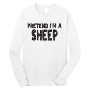 Pretend IM A Easy Lamb Halloween Costume Long Sleeve Shirt