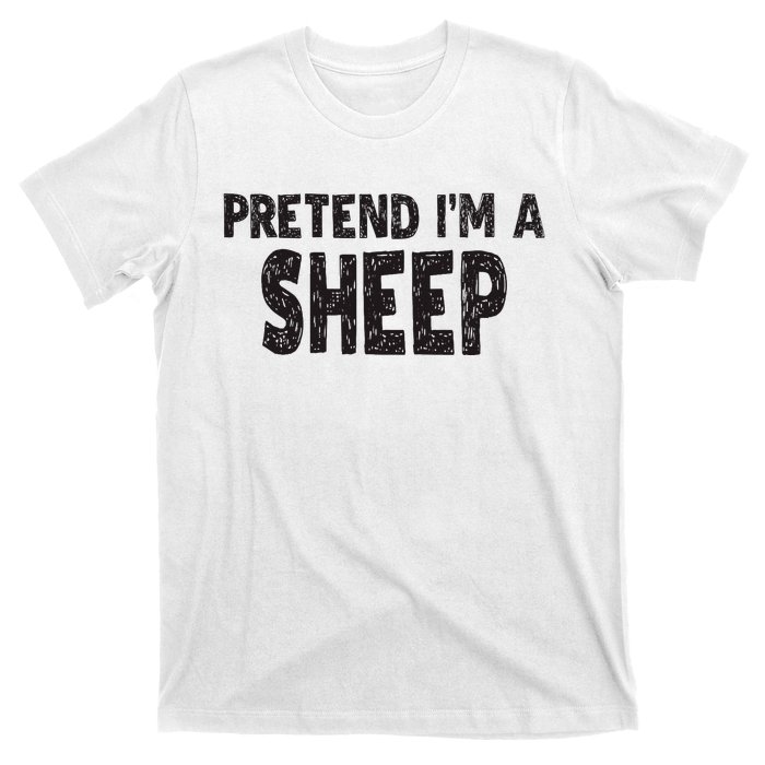 Pretend IM A Easy Lamb Halloween Costume T-Shirt