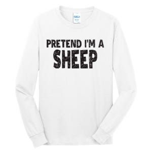 Pretend IM A Easy Lamb Halloween Costume Tall Long Sleeve T-Shirt