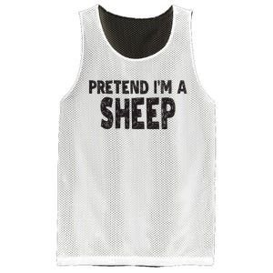 Pretend IM A Easy Lamb Halloween Costume Mesh Reversible Basketball Jersey Tank