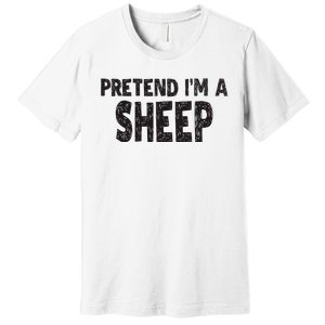 Pretend IM A Easy Lamb Halloween Costume Premium T-Shirt